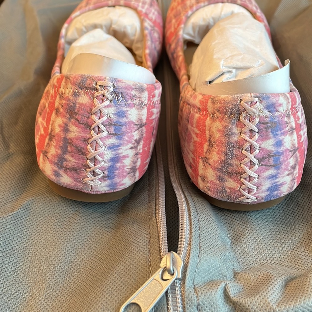 NWT Lucky Brand Emmie Ballet Printed Flat Size 7.5 - Picture 6 of 9